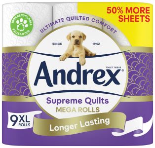 Andrex Supreme Quilts Mega Roll pack
