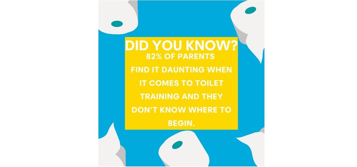 82% of parents don't know where to begin with toilet training