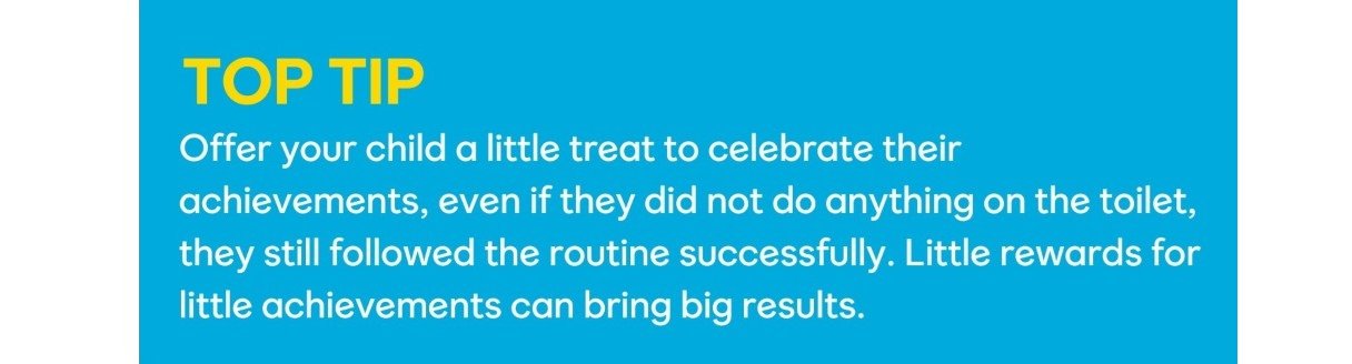 Offer your child a treat to celebrate their achievement