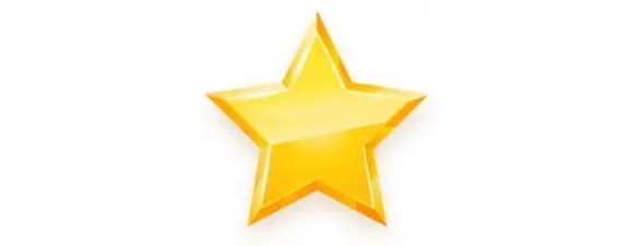 A gold star