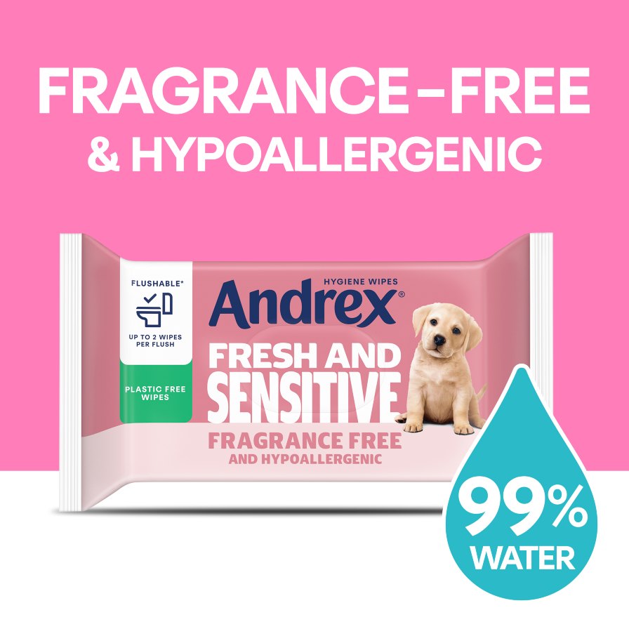 Fragrance free and hypoallergenic wipes