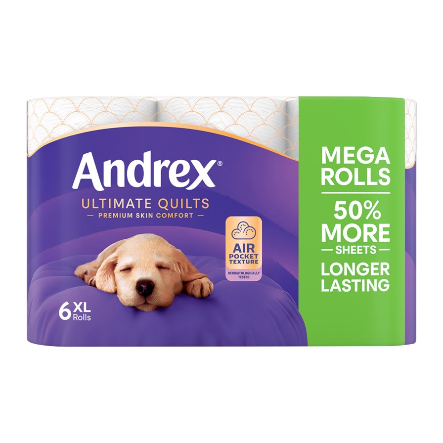 Andrex® Ultimate Quilts Toilet Tissue pack