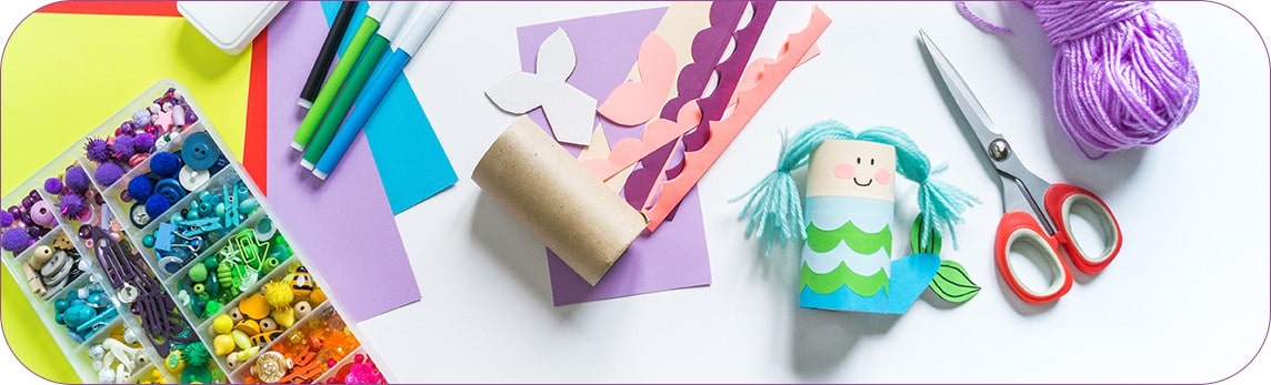 Re-using cardboard toliet roll for crafts 